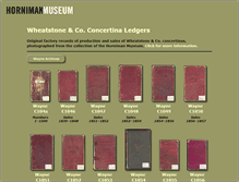 Tablet Screenshot of horniman.info